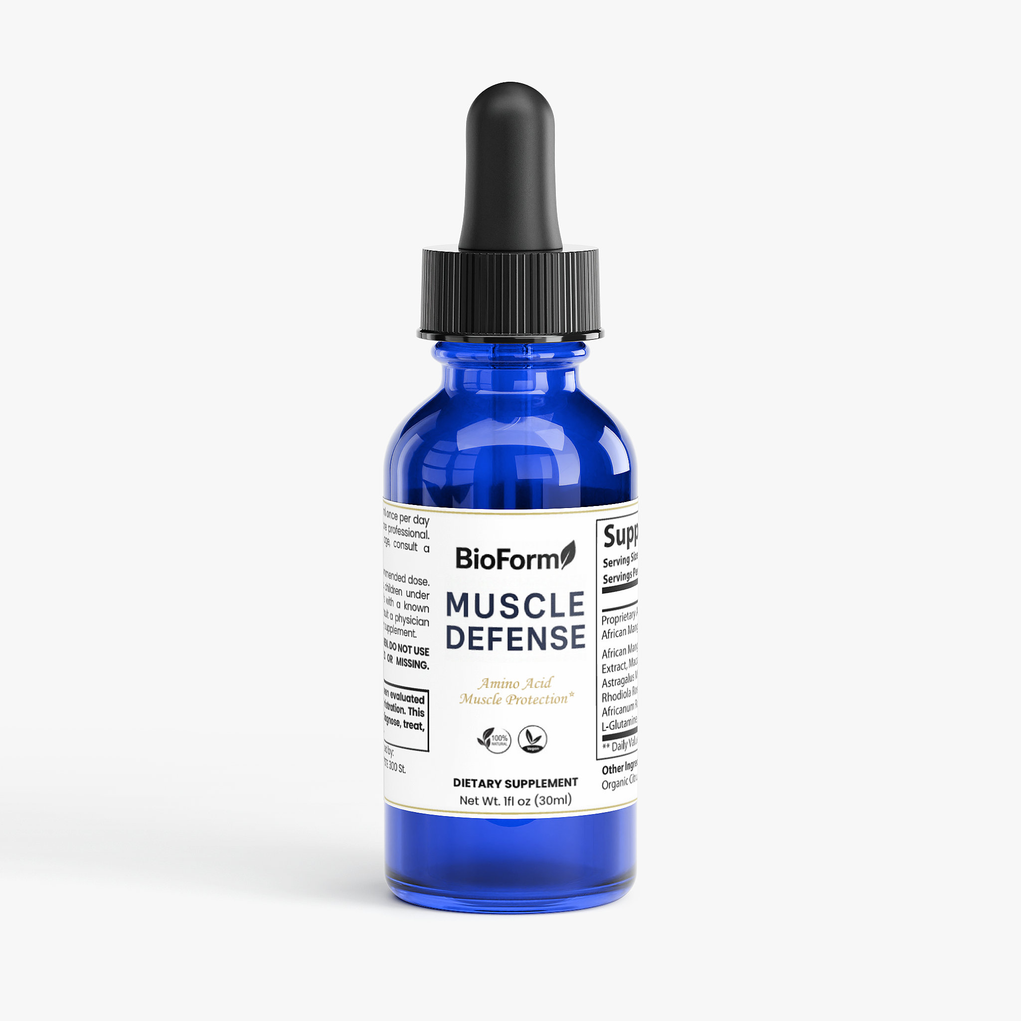 BioForm Muscle Defense — single bottle